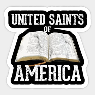 United Saints of America Sticker